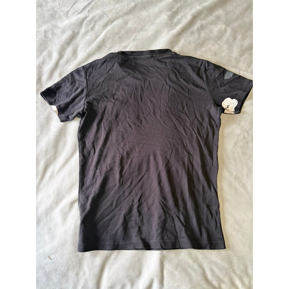 Kenzo Paris Mens Floral Graphic Pocket T-Shirt Black White Small - Picture 2 of 3